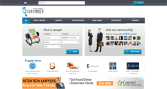 Desktop Screenshot of jurfinder.com